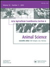 ACTA AGRICULTURAE SCANDINAVICA SECTION A-ANIMAL SCIENCE封面