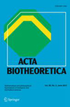 ACTA BIOTHEORETICA封面