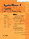 APPLIED PHYSICS A-MATERIALS SCIENCE & PROCESSING封面