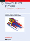 EUROPEAN JOURNAL OF PHYSICS封面