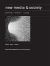 NEW MEDIA & SOCIETY封面
