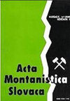 Acta Montanistica Slovaca封面