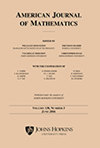 AMERICAN JOURNAL OF MATHEMATICS封面