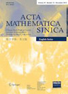 ACTA MATHEMATICA SINICA-ENGLISH SERIES封面