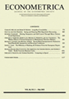 ECONOMETRICA封面